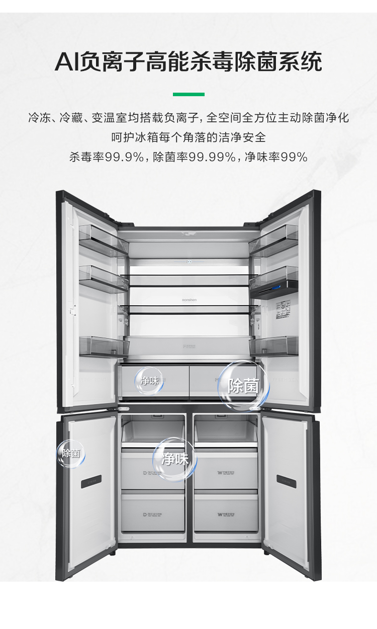 容声606WILL养鲜冰箱