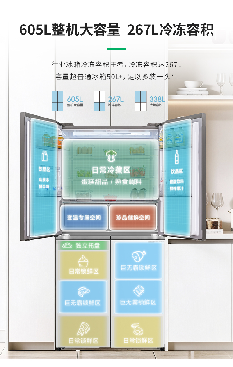 容声大冰象Pro 605冰箱